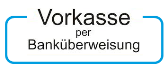 Vorkasse per Banküberweisung